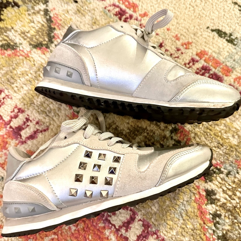 Silver Valentino Sneakers - Women’s EU 38 - GUC